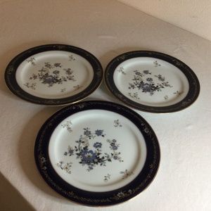 Vintage Noritake Legacy Dazure 1980 Plates